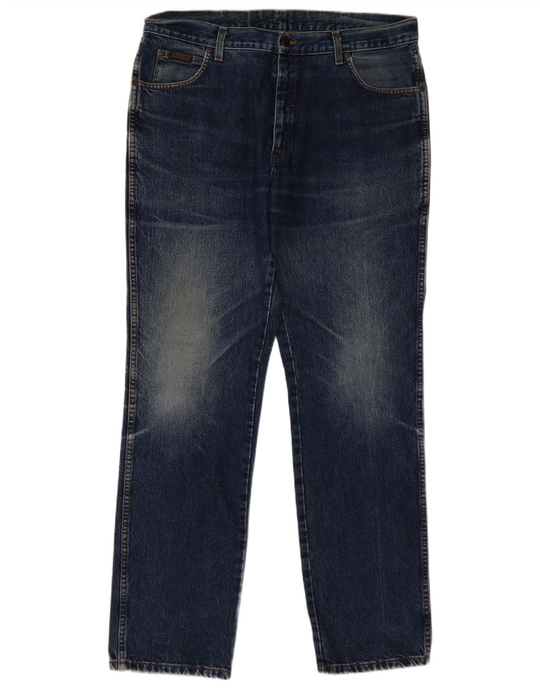 Wrangler Masculino Texas Straight Jeans W38 L34 Azul Algodão