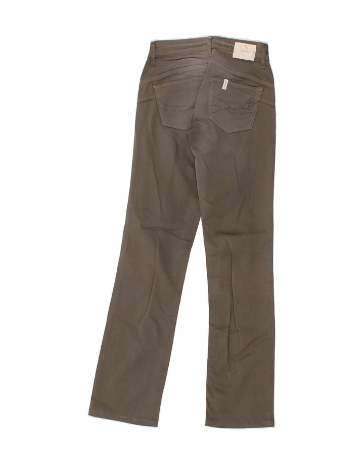 LIU JO Womens Straight Casual Trousers W26 L31 Grey Cotton Vintage Liu Jo and Second-Hand Liu Jo from Messina Hembry 