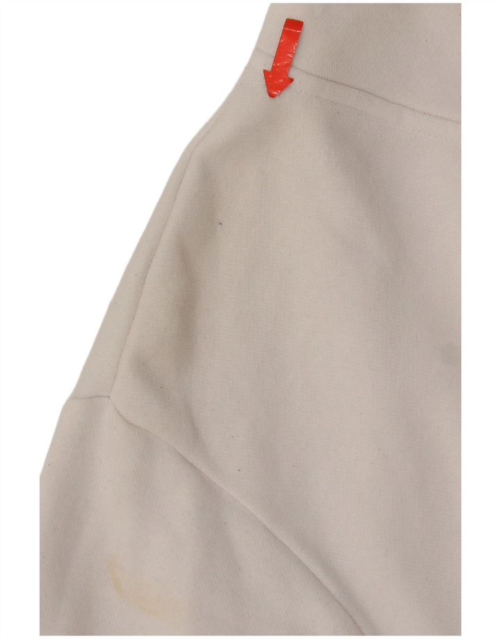 Adidas masculino gráfico moletom com capuz médio algodão branco