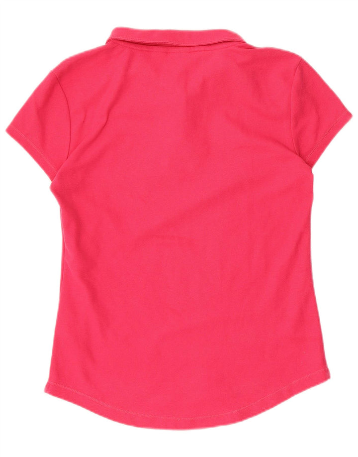 Camisa polo feminina LA GEAR UK 12 poliéster rosa médio