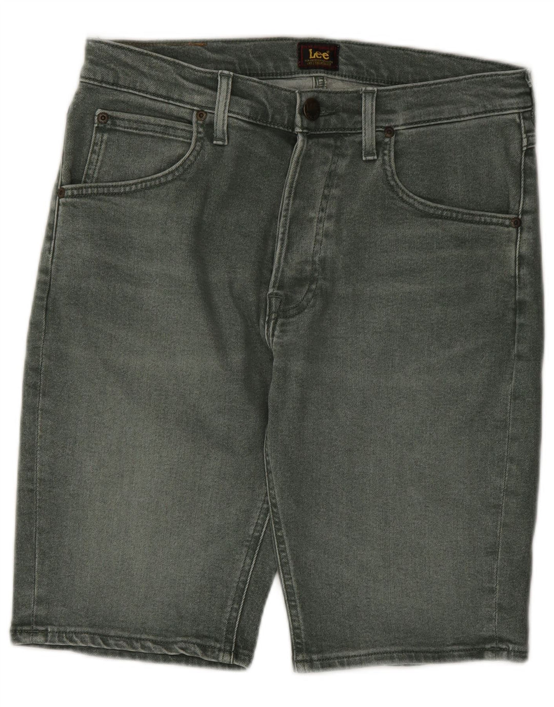 Shorts jeans masculino LEE W29 algodão verde médio
