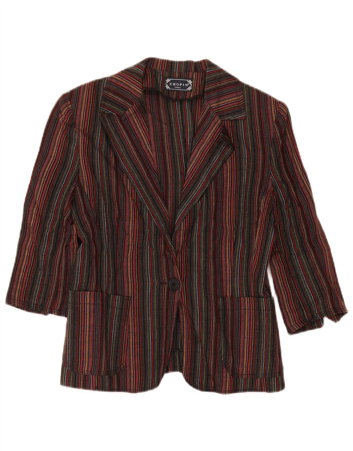 Jaqueta blazer feminina Chopin Roma manga 3/4 IT 44 média multicolorida