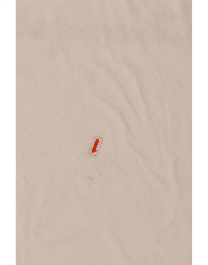 CAMPEÃO Camiseta masculina gráfica grande algodão branco