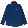 Suéter de lã masculino Lowe Alpine com zíper e gola grande poliéster azul marinho