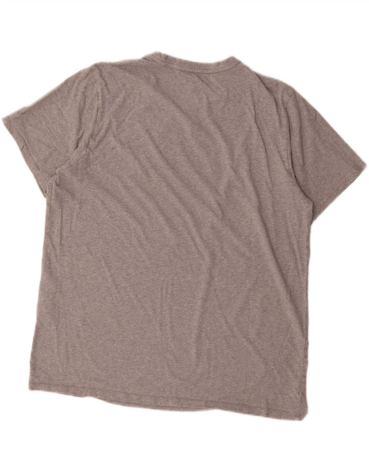 Camiseta masculina DOCKERS top 2XL algodão manchado cinza