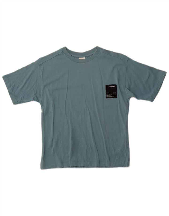 Top ZARA Boys T-Shirt 9-10 Anos Azul