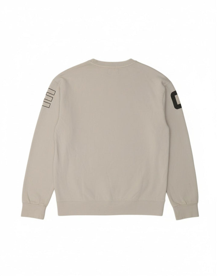CONVERSE moletom gráfico masculino jumper XL algodão branco
