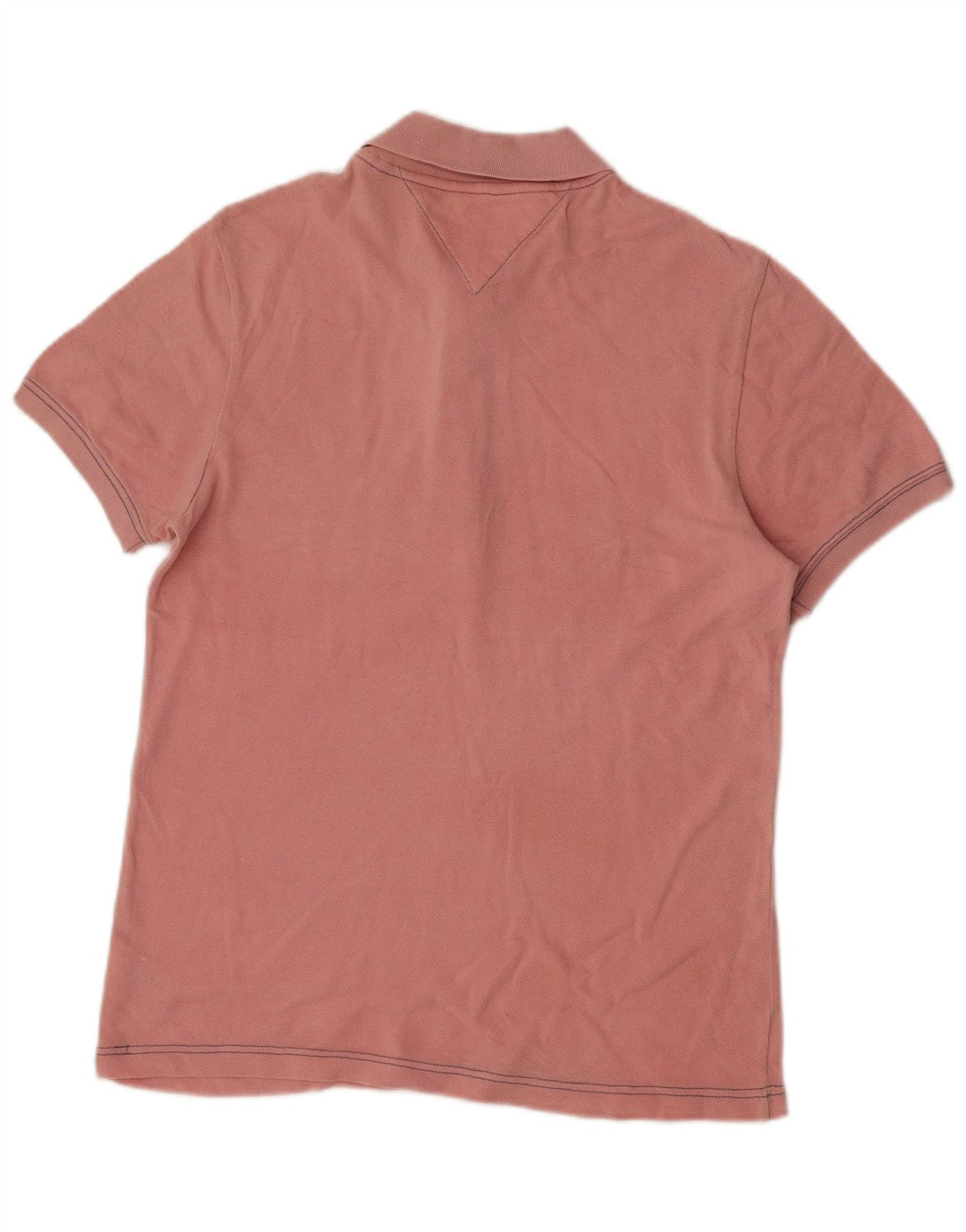 Camisa polo masculina Tommy Hilfiger médio algodão rosa