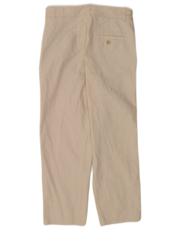 Calça Chino Feminina Cos Cintura Alta EU 34 XS W28 L24 Algodão Bege