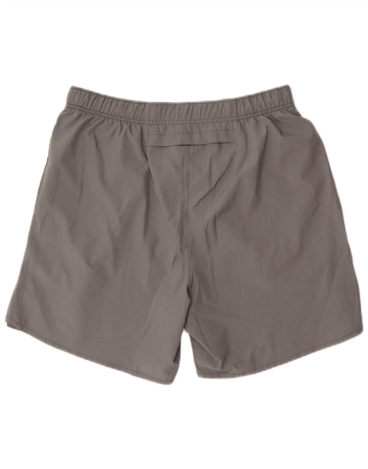 Shorts esportivos masculinos Nike Dri Fit grande poliéster cinza