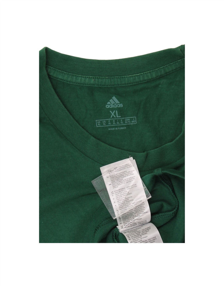 Camiseta Adidas Masculina Graphic Top XL Verde Algodão