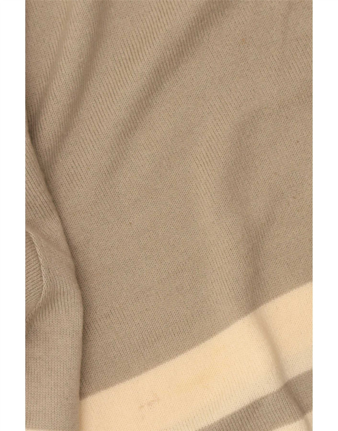 Suéter masculino Les Copains com gola redonda IT 52 grande cinza colorblock lã