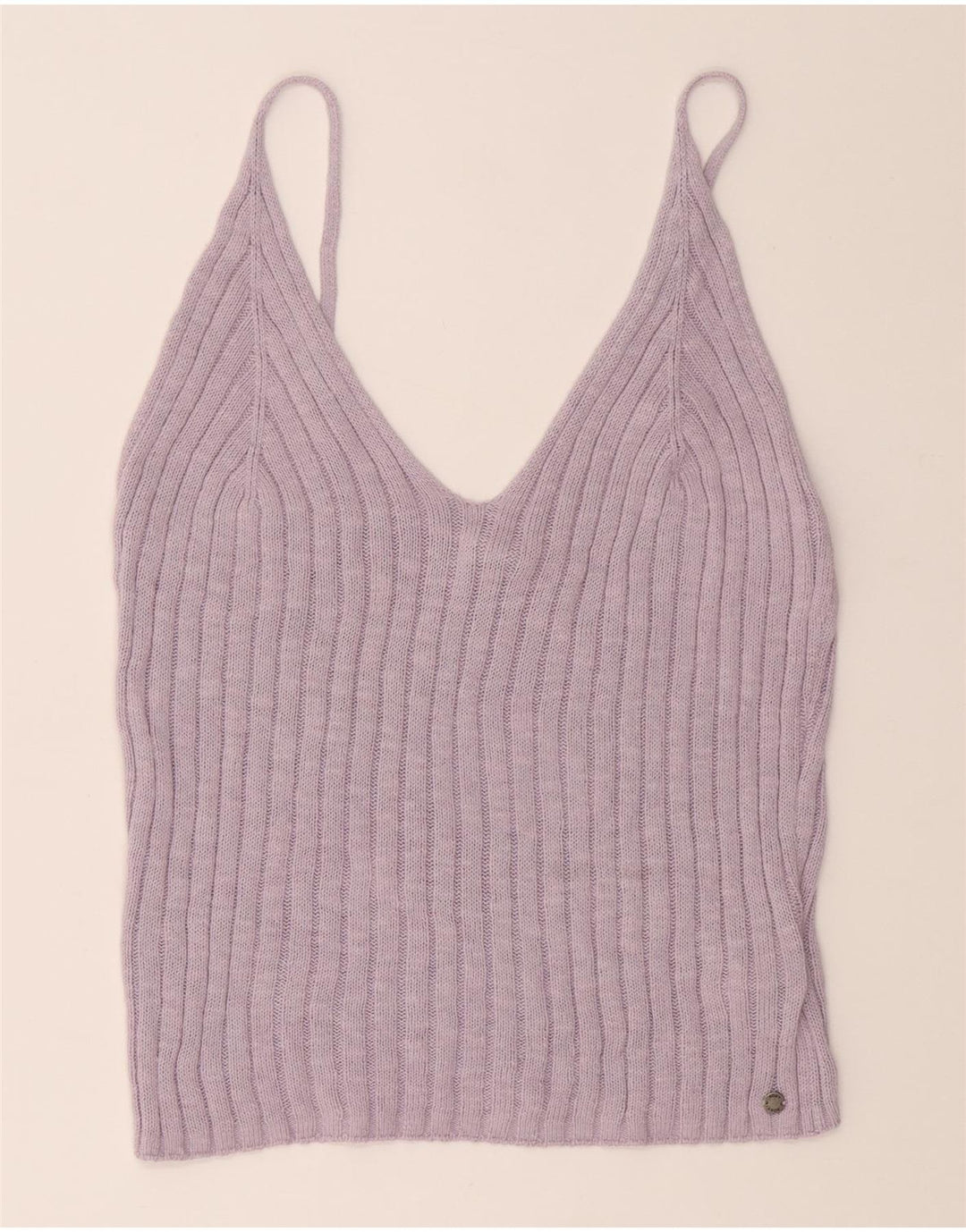 ROXY Womens Knit Crop Top UK 18 XL Purple Cotton Vintage Roxy and Second-Hand Roxy from Messina Hembry 