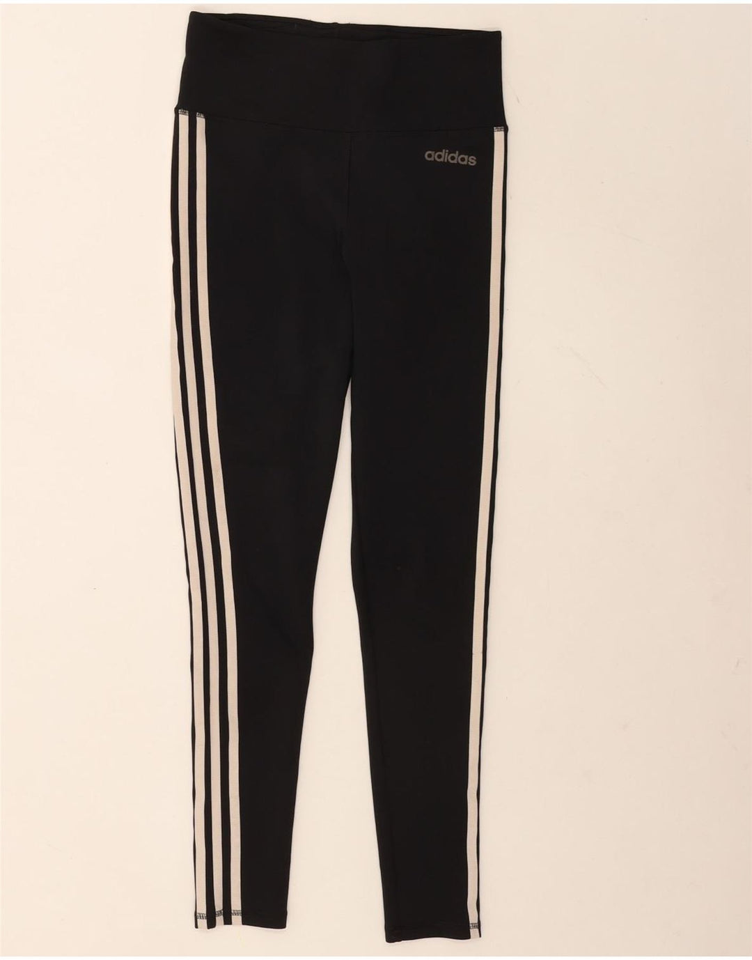 Adidas Womens Climalite Leggings UK 8/10 Pequeno Poliéster Preto