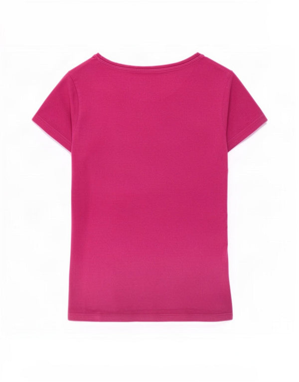 Camiseta feminina Asics Graphic UK 12 algodão roxo médio