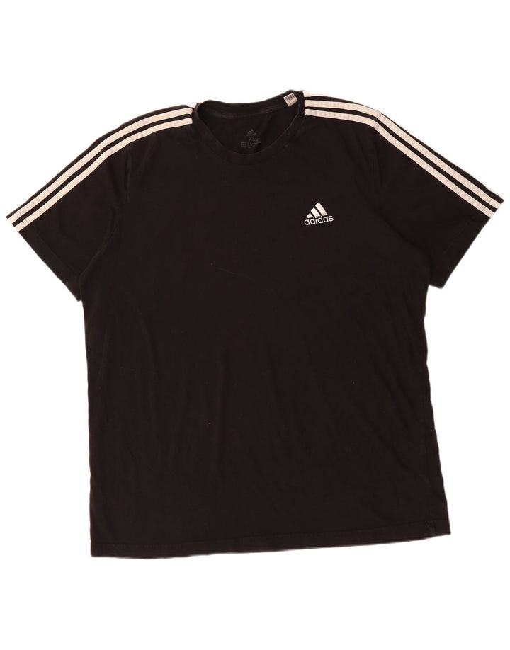 Camiseta masculina Adidas Top XL algodão preto