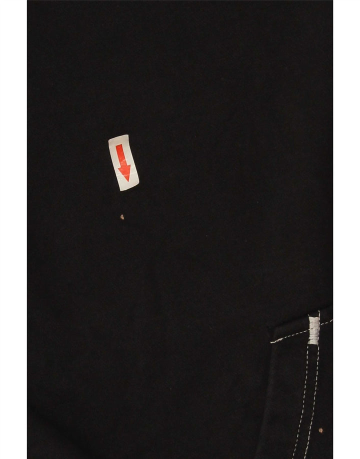 Jumper com capuz Nike masculino oversized pequeno algodão preto