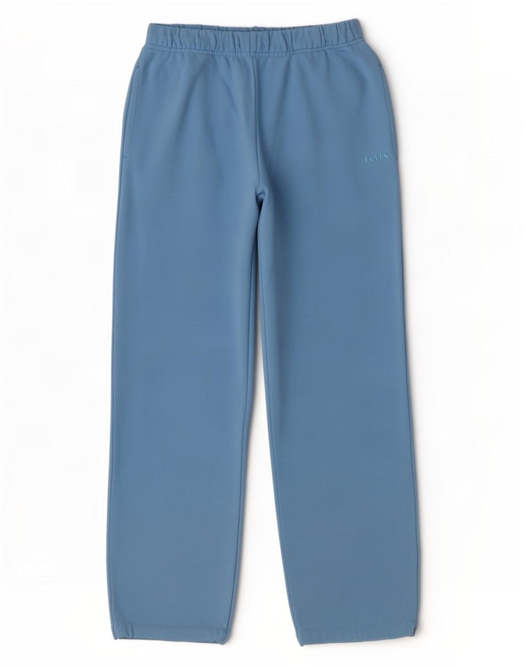 Calça de treino masculina Levi's pequena azul algodão