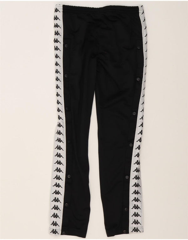 Calça feminina Kappa com estampa gráfica UK 6 XS preto colorblock poliéster