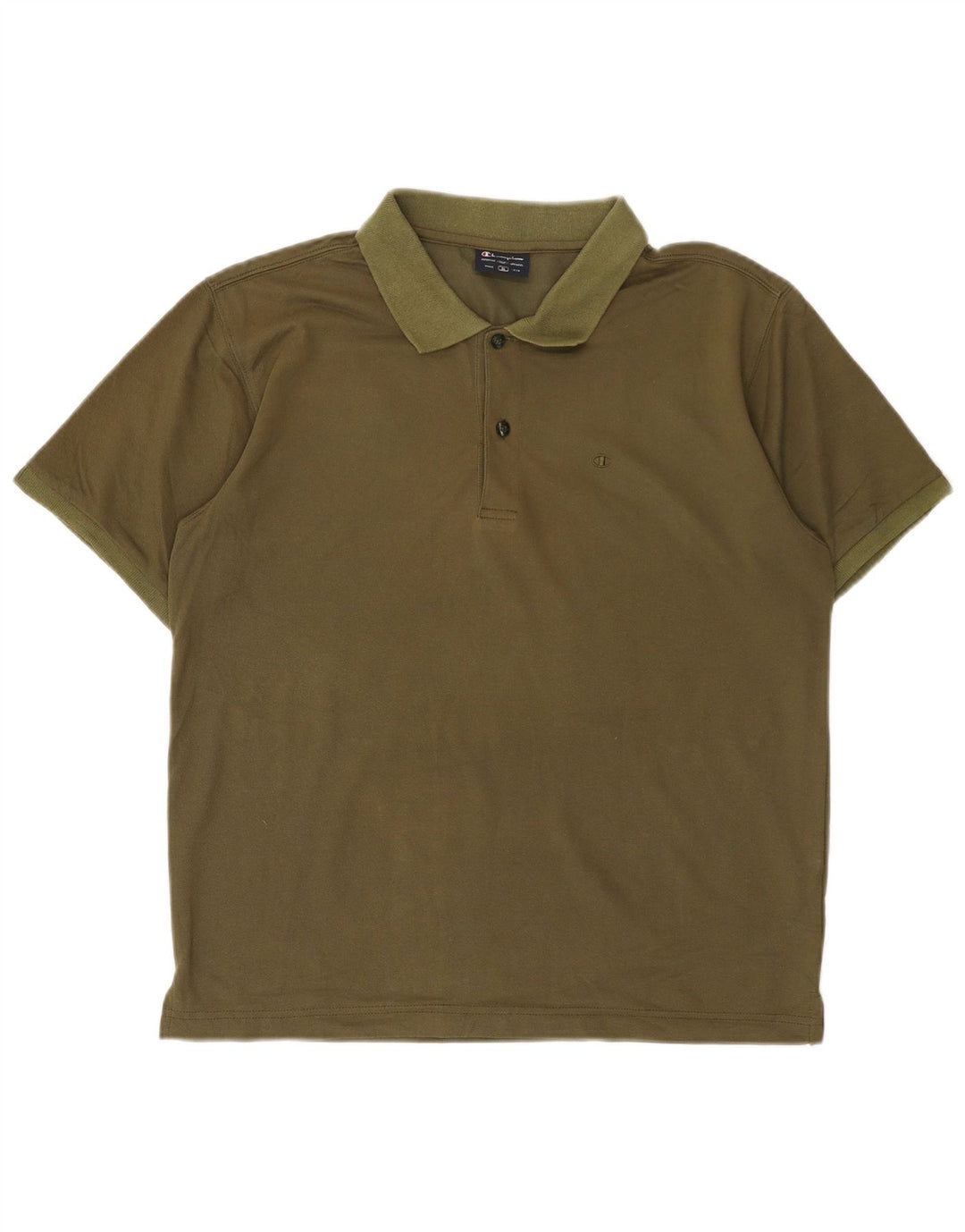 Camisa polo masculina CHAMPION pequena cáqui