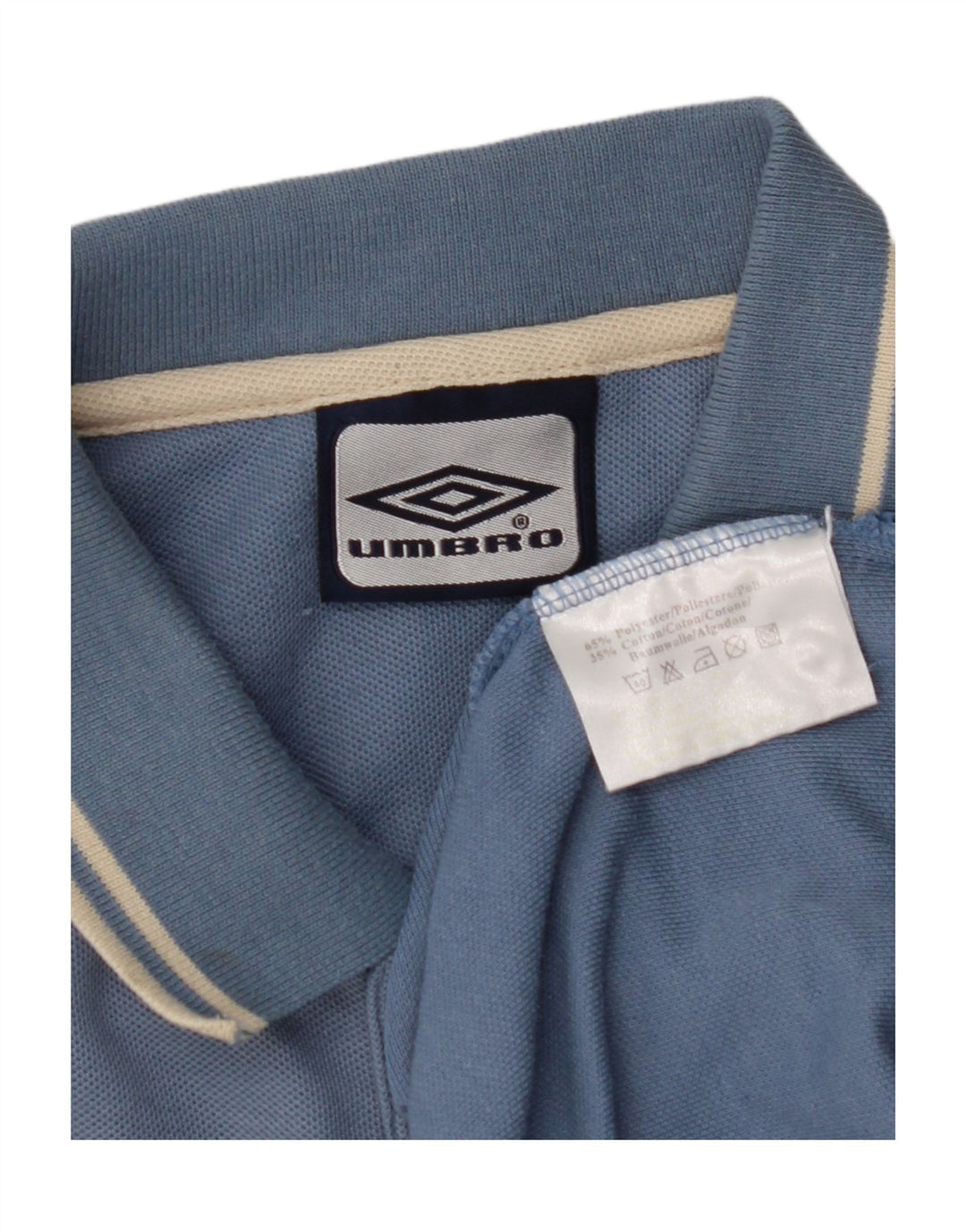 Camisa polo masculina Umbro UK 44/46 XL azul poliéster