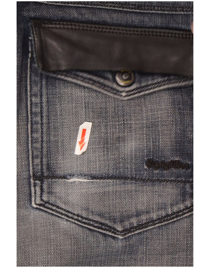 Refrigiwear Jeans reto masculino W36 L34 algodão azul