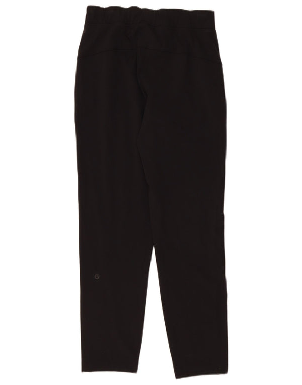 Lululemon Calça feminina slim US 4 pequena W26 L28 nylon preta