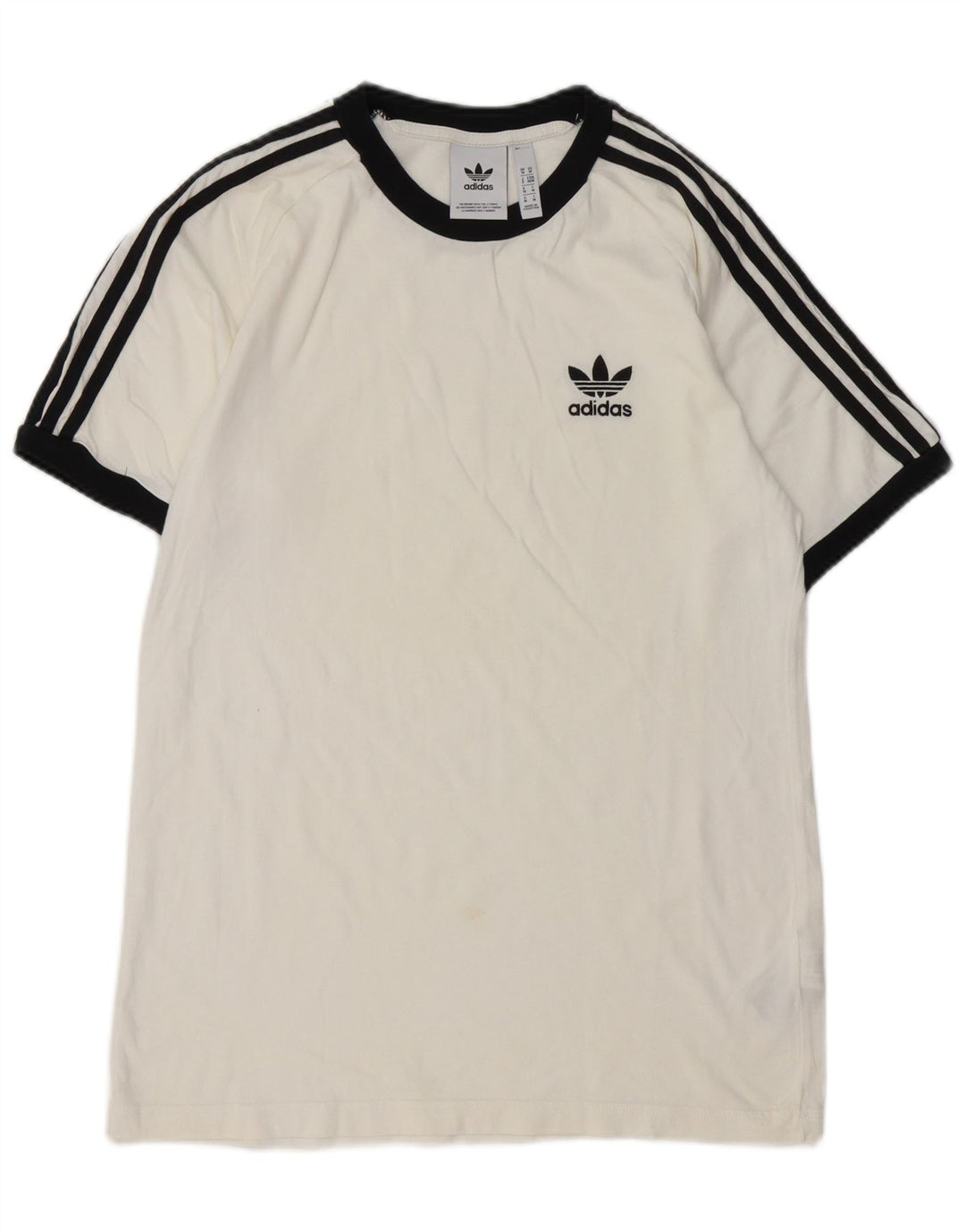 ADIDAS Camiseta Masculina Top Médio Algodão Branco