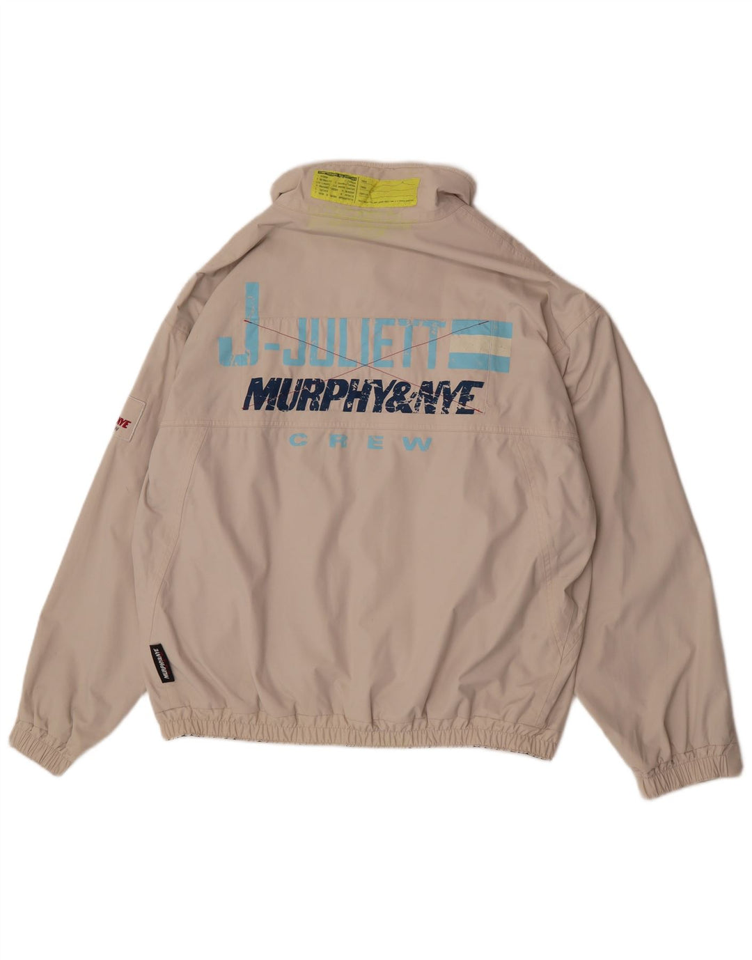 Jaqueta bomber masculina Murphy & Nye UK 42 XL poliamida bege