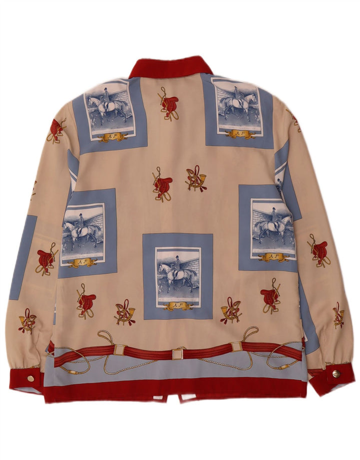 Blusa feminina Alba Fornari com estampa gráfica IT 42 média multicolorida