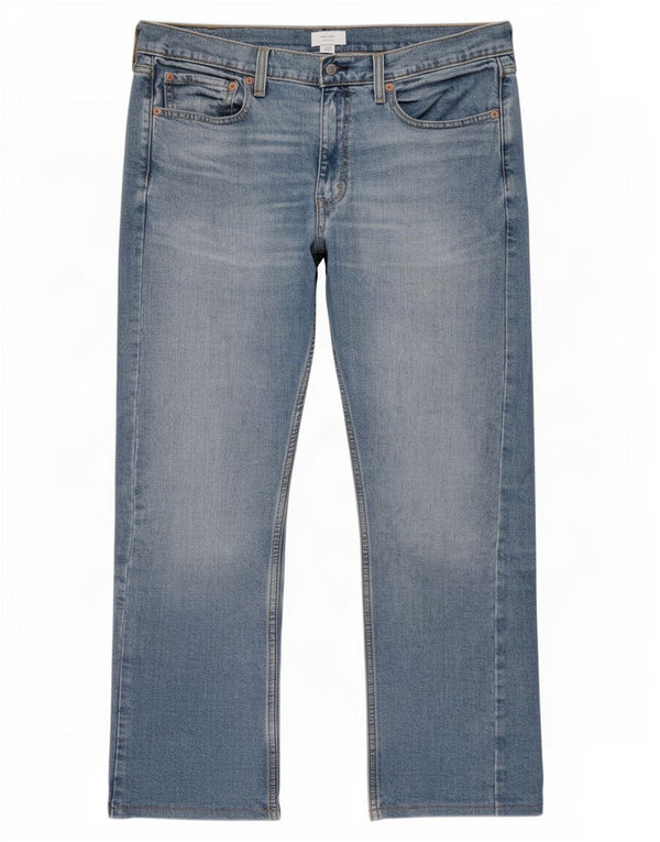 Calça jeans masculina Levi's 513 Slim Straight W34 L32 azul algodão