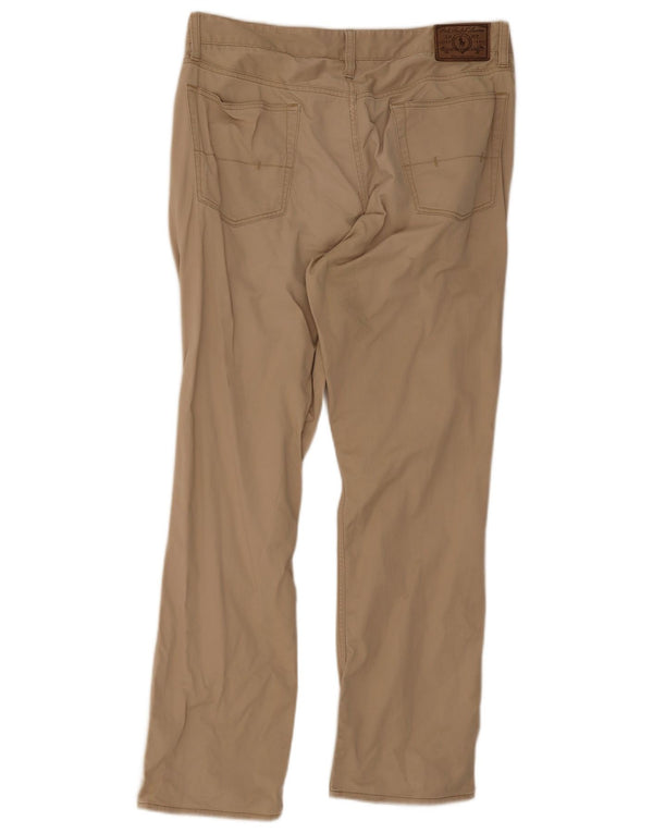 Calça cargo slim masculina Polo Ralph Lauren W36 L32 algodão bege