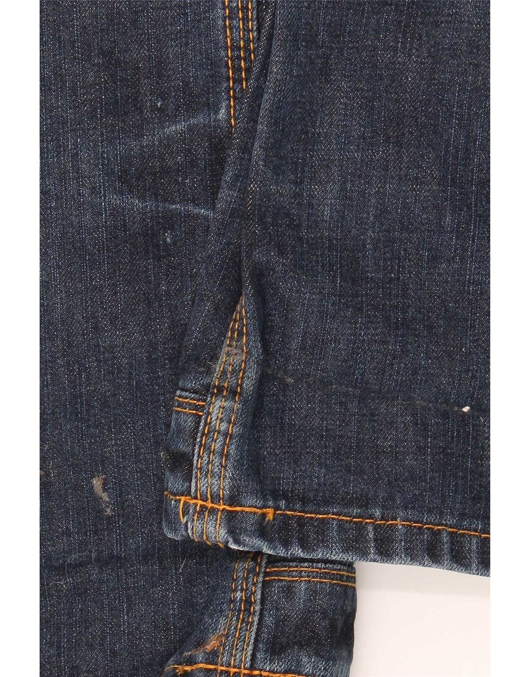 Superdry Mens Cargo Bootcut Jeans W27 L32 Azul Marinho Algodão