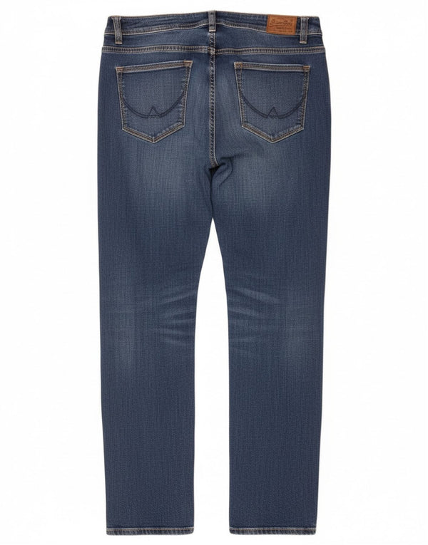 Superdry Womens Imogen Slim Jeans W30 L32 Azul Algodão