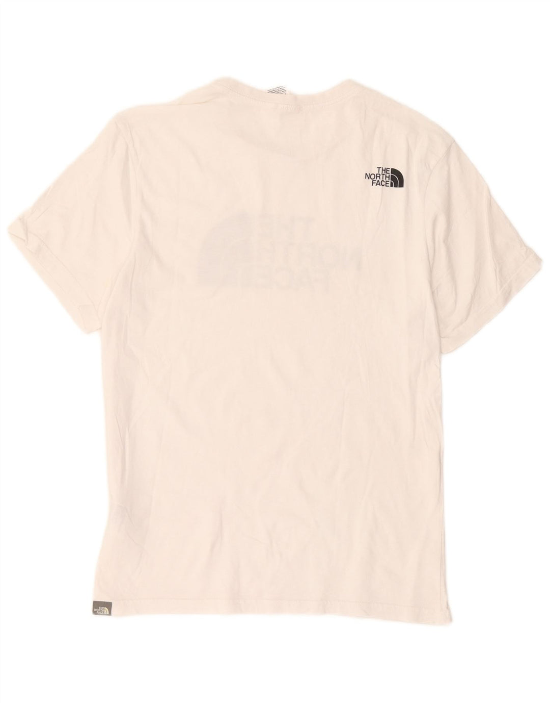 Camiseta gráfica masculina The North Face Top médio algodão branco