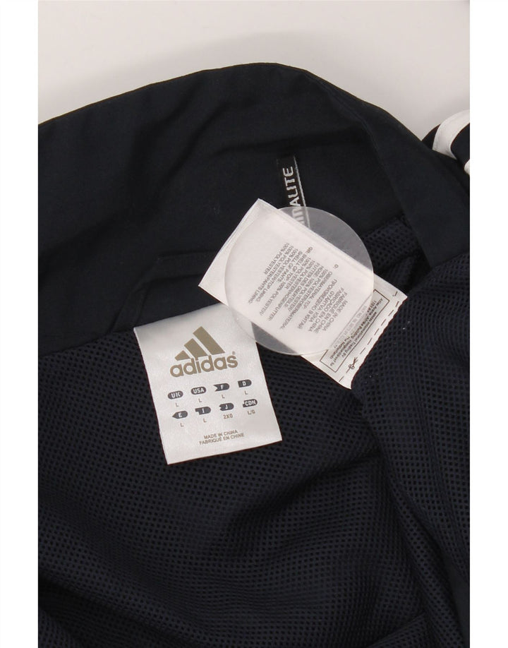 Adidas Mens Climalite Tracksuit Top Jacket Grande Azul Marinho Colorblock
