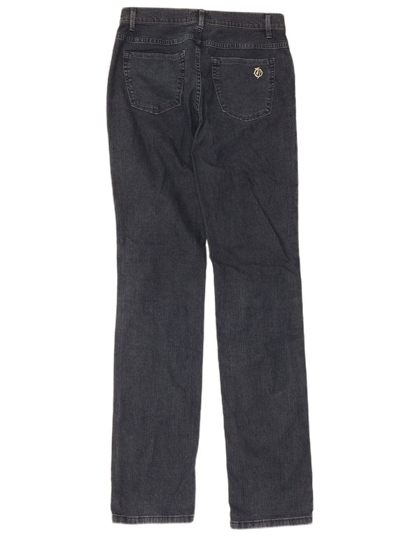 Jeans retos femininos Trussardi W27 L33 azul marinho