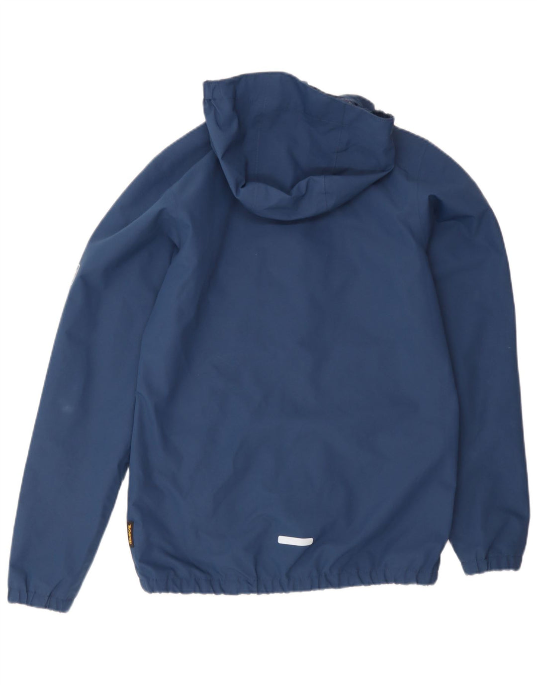 Jaqueta de chuva com capuz para meninos Jack Wolfskin 13-14 anos azul marinho poliéster