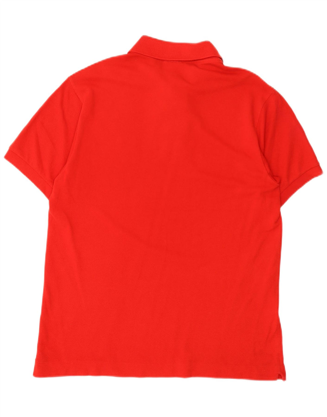 Camisa polo masculina Lacoste tamanho 4 médio algodão vermelho