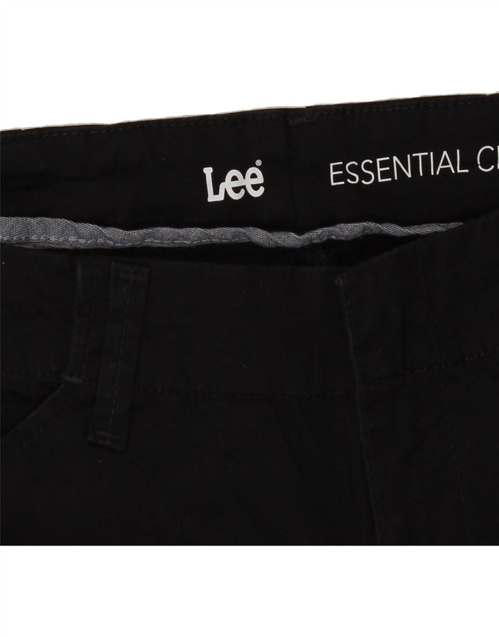 LEE Womens Straight Casual Trousers W30 L31 Black Vintage Lee and Second-Hand Lee from Messina Hembry 