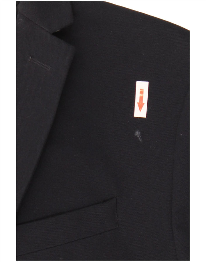 Jaqueta blazer masculina Zara com 2 botões IT 54 2XL azul marinho