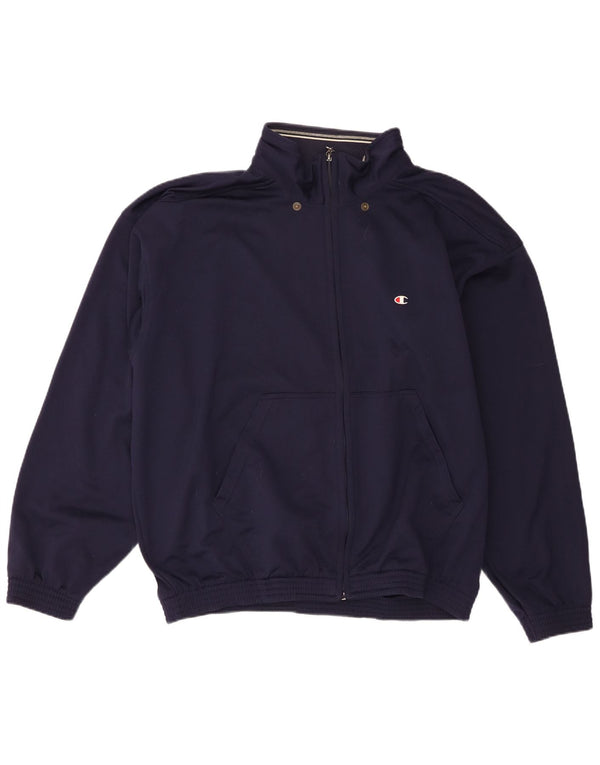 Jaqueta masculina Champion XL azul marinho poliéster