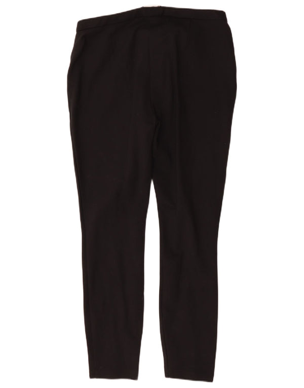 Marks & Spencer Calças casuais femininas skinny Reino Unido 14 Grande W32 L29 Preto