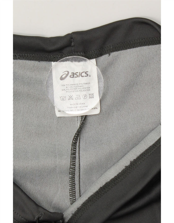 Calça de treino feminina Asics UK 10 pequena cinza poliamida