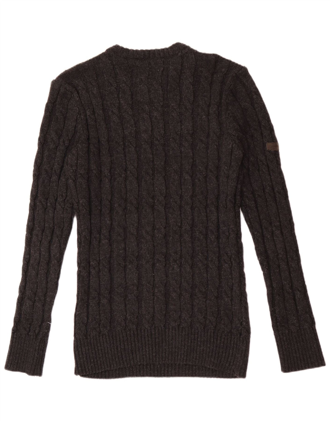 Suéter Superdry masculino com gola redonda XL cinza acrílico