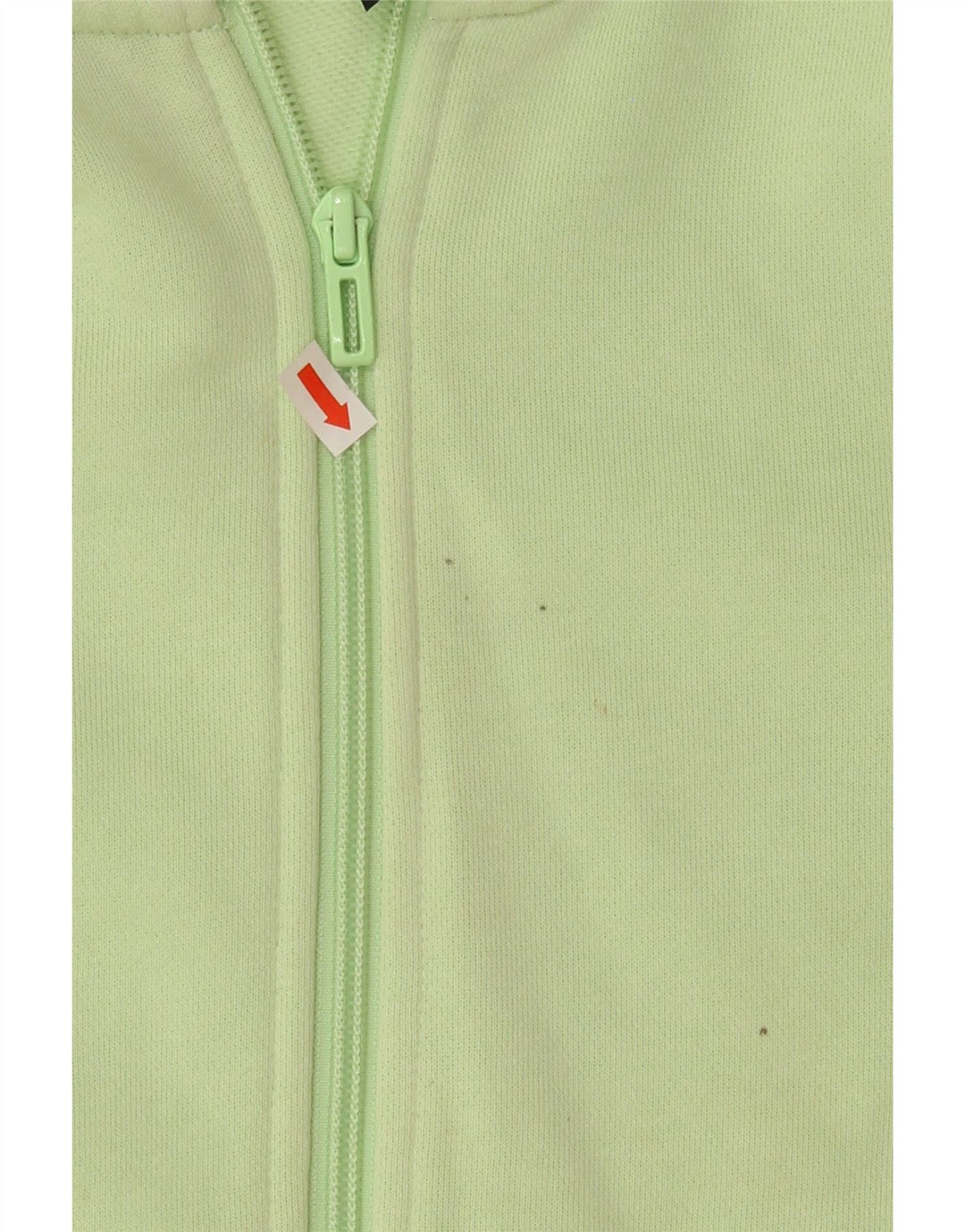 ADIDAS Girls Graphic Zip Hoodie Sweater 13-14 Years Green Cotton Vintage Adidas and Second-Hand Adidas from Messina Hembry 