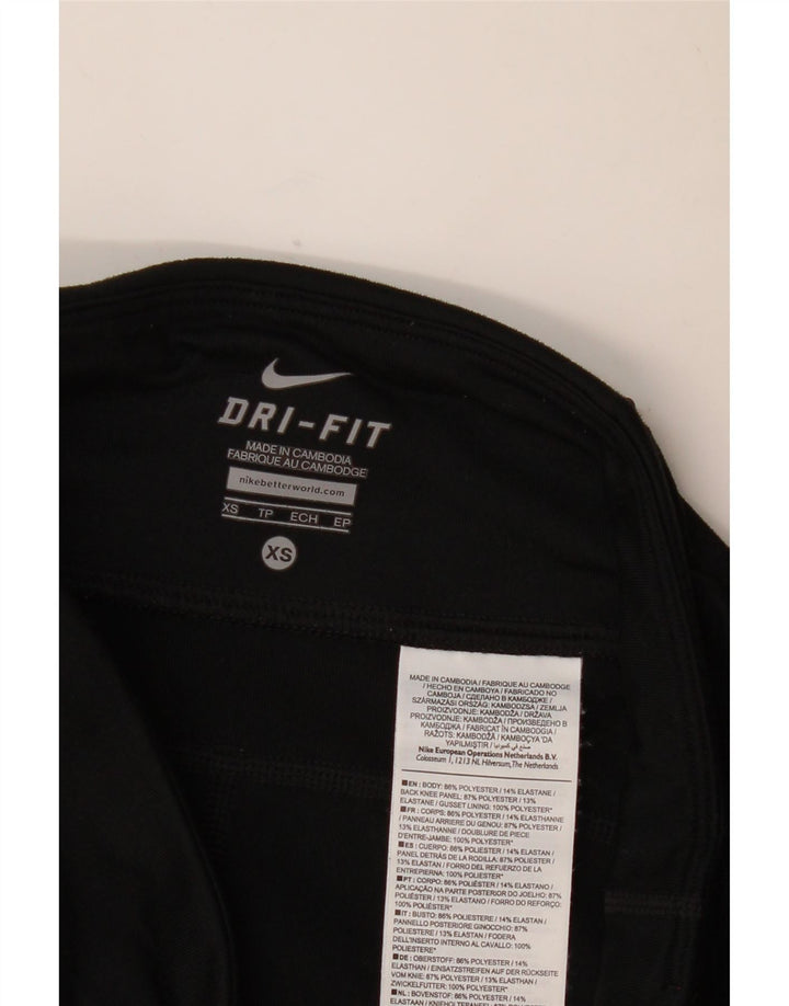 Leggings Nike Dri Fit Feminina UK 6 XS Preto Poliéster