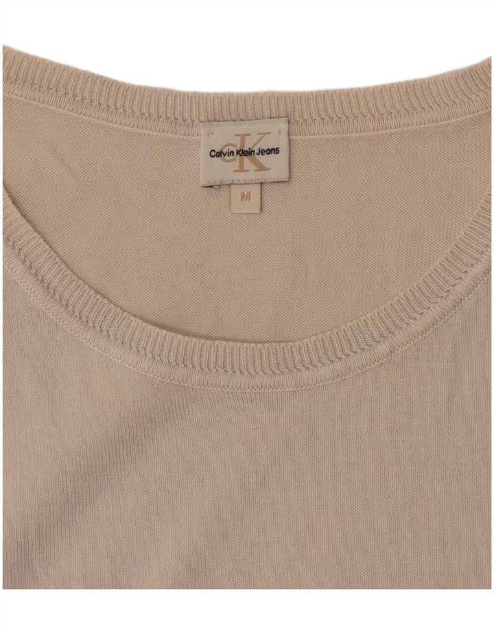 Calvin Klein Jeans Feminino Colete Regata UK 12 Médio Cinza