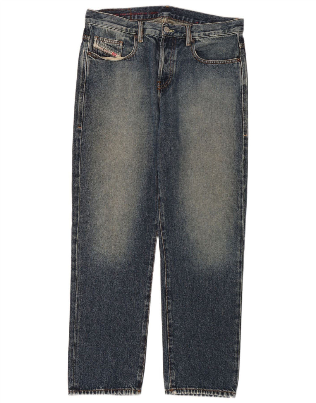 Jeans retos masculinos Diesel W32 L30 algodão azul