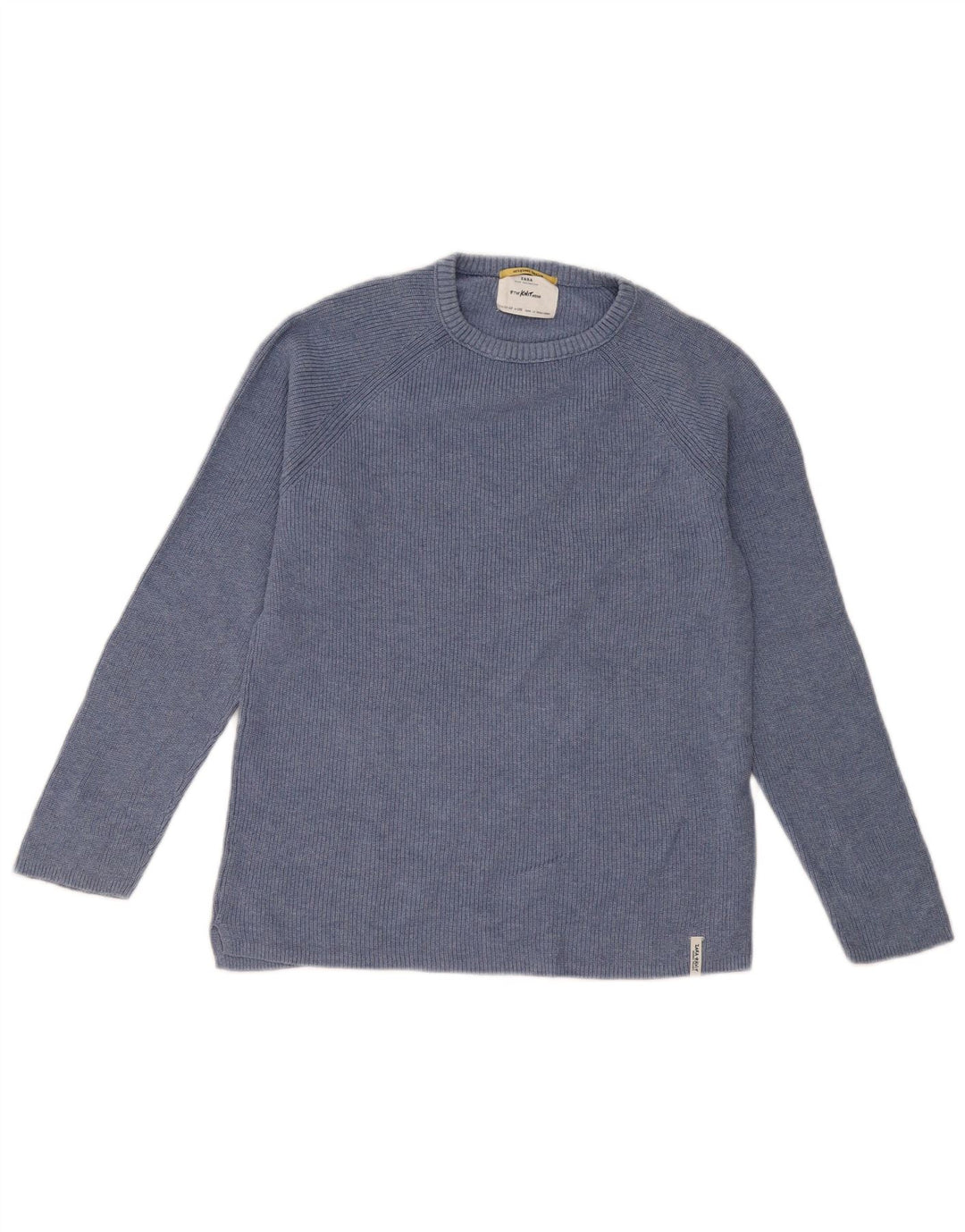 Suéter Zara Boys com gola redonda 11-12 anos azul